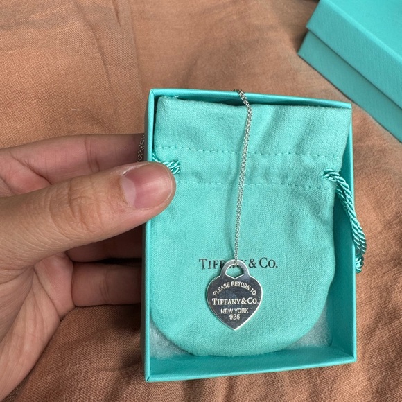 Tiffany & Co. Silver Heart Tag Necklace - Picture 4 of 4
